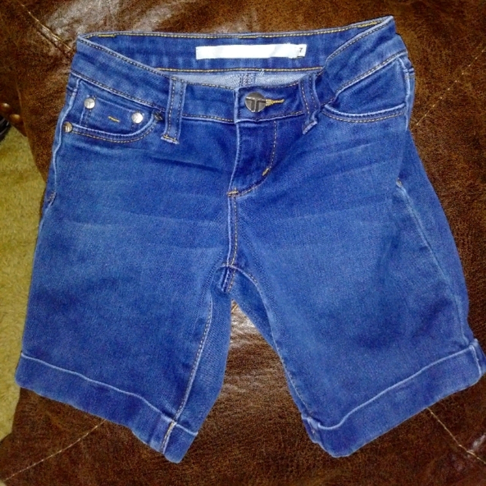 Tractr Girls Jean Shorts Sz 7